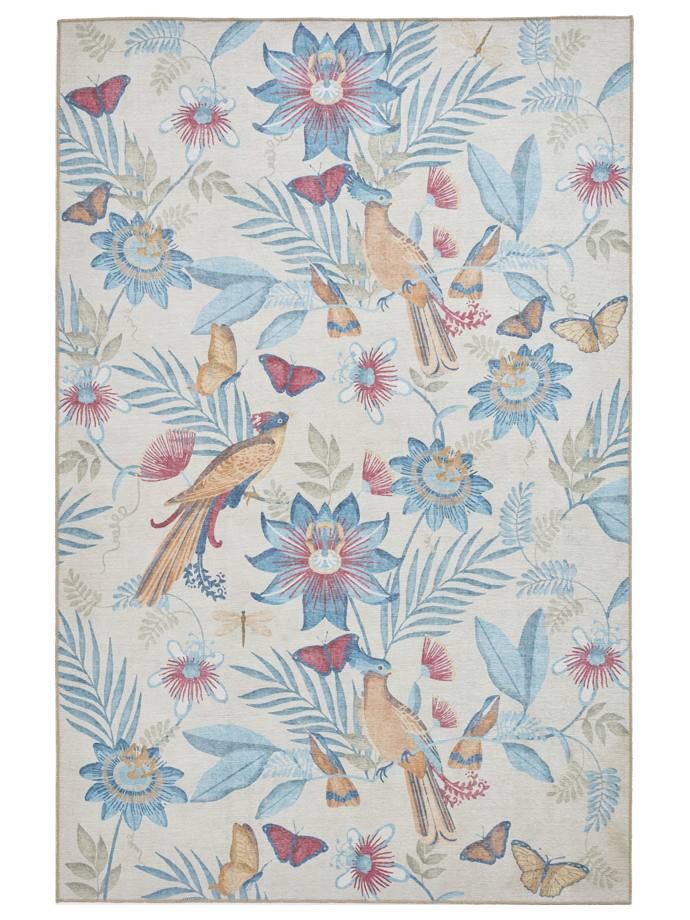 Catherine Lansfield Amaya Tropical Birds Washable Rug rug