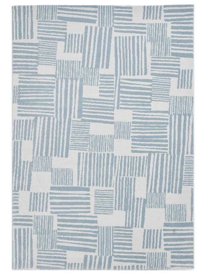 Catherine Lansfield Blocks Blue Rug rug