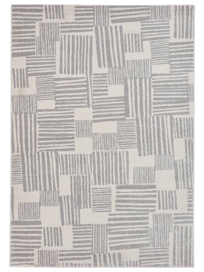 Catherine Lansfield Blocks Grey Rug rug