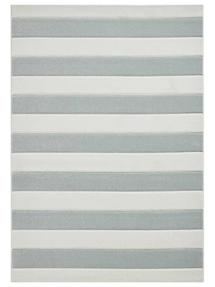 Catherine Lansfield Cove Stripe Sage Green Rug rug