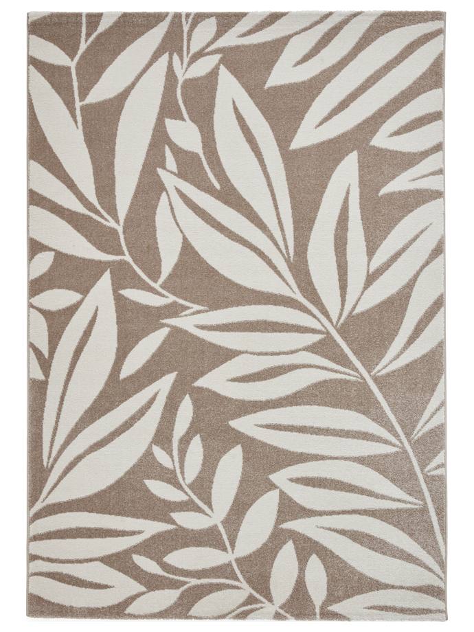 Catherine Lansfield Sorrel Leaves Natural Rug rug