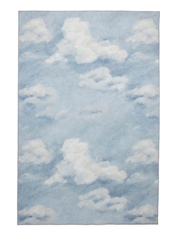 Harlequin Air Sky Blue Washable rug