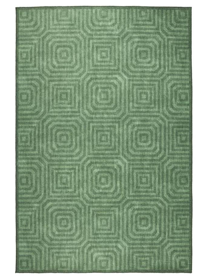 House Llewelyn-Bowen Cassetino Stripe Green Washable Rug rug
