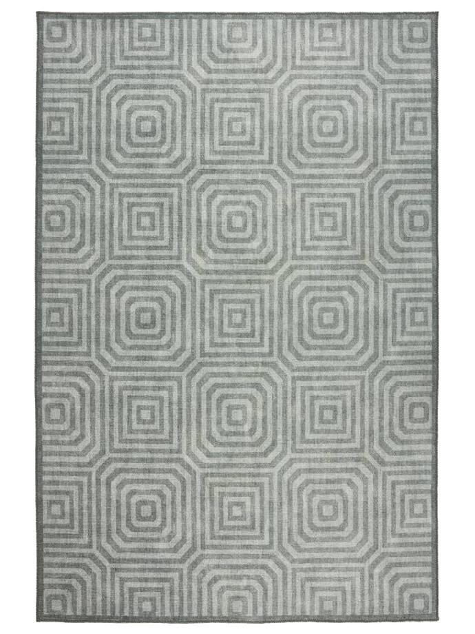 House Llewelyn-Bowen Cassetino Stripe Grey Washable Rug rug