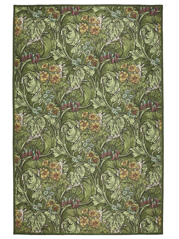 House Llewelyn-Bowen Hedgerovia Green Washable Rug rug