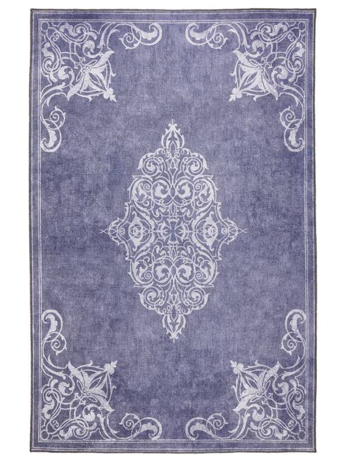 House Llewelyn-Bowen Sarabande Blue Washable Rug rug