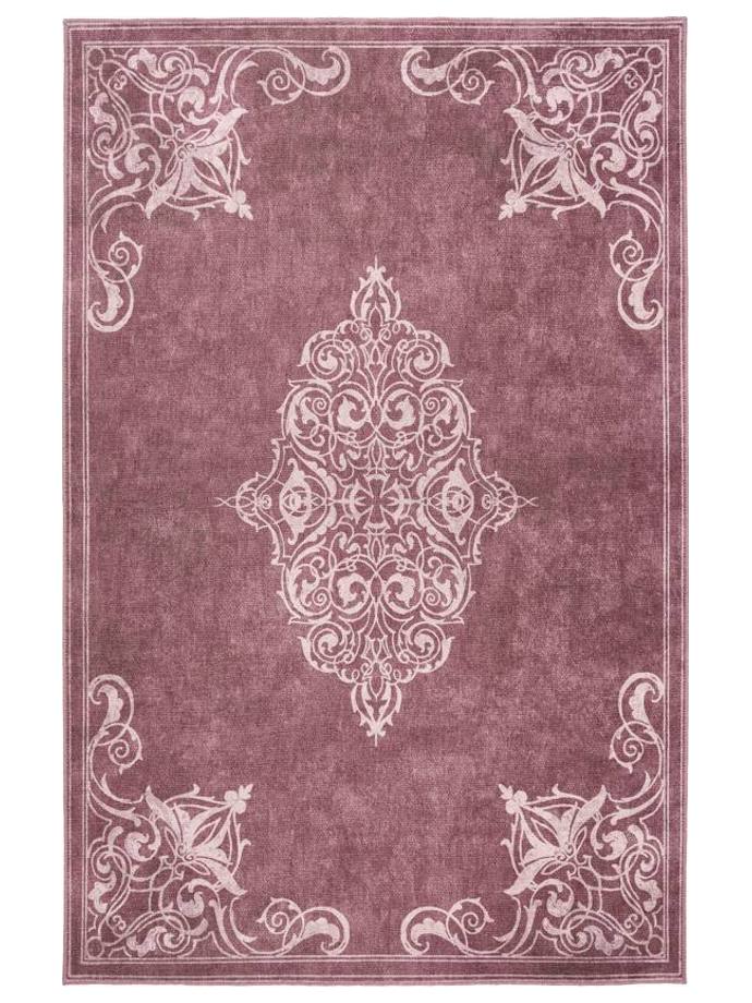 House Llewelyn-Bowen Sarabande Claret Washable Rug rug