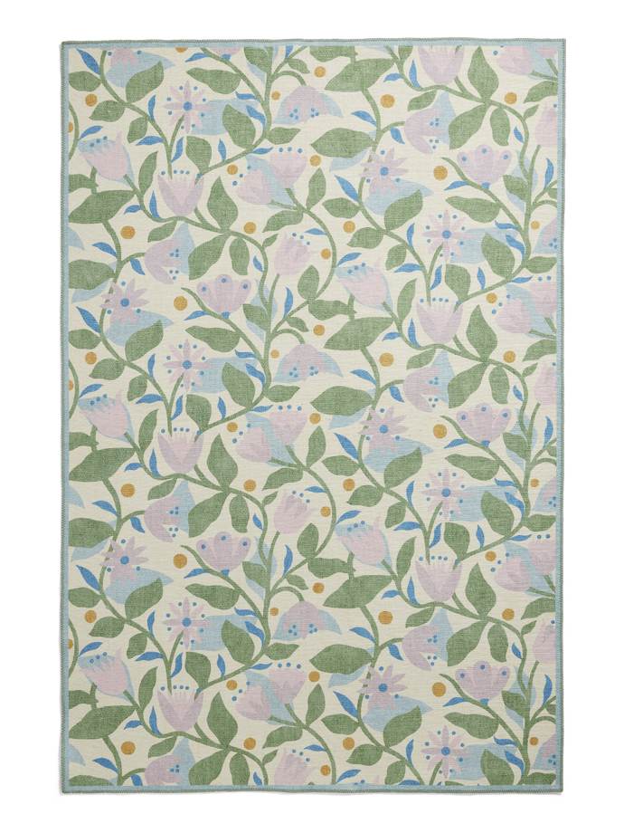 Scion Dancing Daisies Juniper/Violet Washable rug