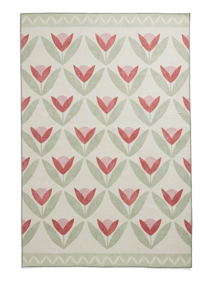 Scion Tulip Trellis Blush Washable rug